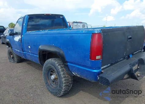 1998 Chevrolet K1500 Fleetside W/T from USA, damaged, VIN 1GCEK14W4WZ112664